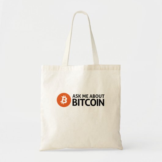 aks bitcoinについての私 トートバッグ (正面)
