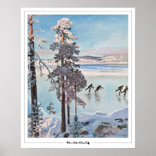 Akseli Gallen-Kallelaゼディングアートポスター#34 ポスター (正面)