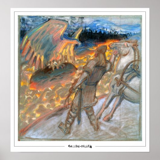 Akseli Gallen-Kallelaゼディングアートポスター#355 ポスター (正面)