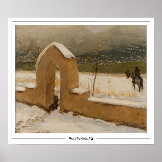 Akseli Gallen-Kallelaゼディングアートポスター#379 ポスター (正面)