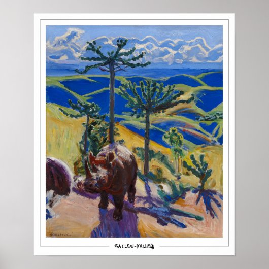 Akseli Gallen-Kallelaゼディングアートポスター#9 ポスター (正面)