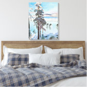 Akseli Gallen-Kallela – カレラショア近くのスケーター キャンバスプリント (インサイチュ (寝室))