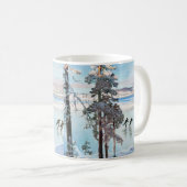 Akseli Gallen-Kallela – カレラショア近くのスケーター コーヒーマグカップ (正面右)