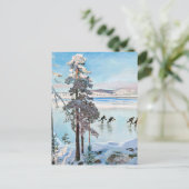 Akseli Gallen-Kallela – カレラショア近くのスケーター ポストカード (スタンド正面)