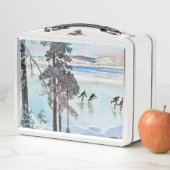 Akseli Gallen-Kallela – カレラショア近くのスケーター メタルランチボックス (インサイチュ)