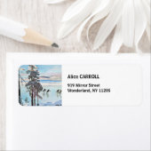 Akseli Gallen-Kallela – カレラショア近くのスケーター ラベル (インサイチュ)