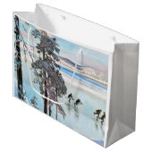 Akseli Gallen-Kallela – カレラショア近くのスケーター ラージペーパーバッグ (正面アングル)