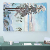 Akseli Gallen-Kallela – カレラショア近くのスケーター 横断幕 (トレードショー)