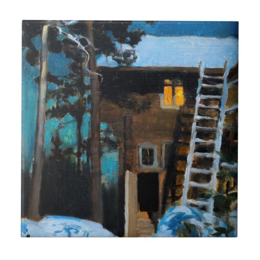 Akseli Gallen-Kallela – 冬のカレラ タイル (正面)