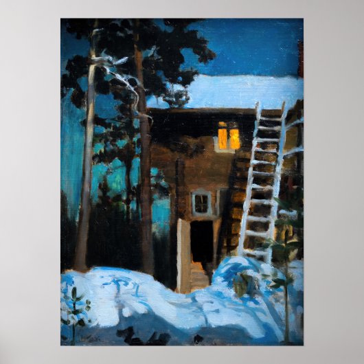 Akseli Gallen-Kallela – 冬のカレラ ポスター (正面)