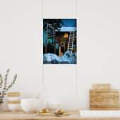 Akseli Gallen-Kallela – 冬のカレラ ポスター (キッチン)