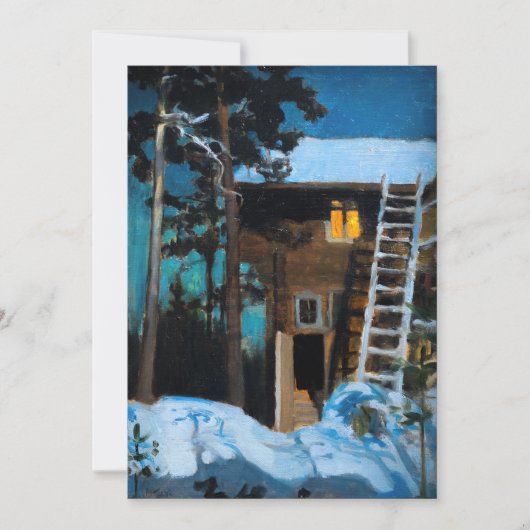 Akseli Gallen-Kallela – 冬のカレラ 招待状 (正面)