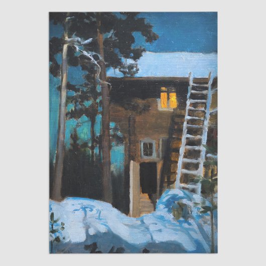 Akseli Gallen-Kallela – 冬のカレラ 薄葉紙