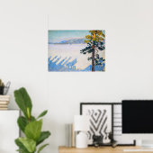 Akseli Gallen-Kallela – 冬のルーベシ湖 ポスター (ホームオフィス)