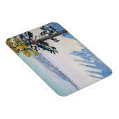 Akseli Gallen-Kallela – 冬のルーベシ湖 マグネット (右側)