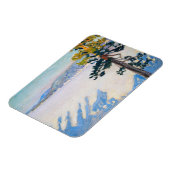 Akseli Gallen-Kallela – 冬のルーベシ湖 マグネット (左側)