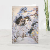 Akseli Gallen-Kallela – 冬の森 カード (正面)