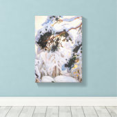 Akseli Gallen-Kallela – 冬の森 キャンバスプリント (インサイチュ (ウッドフロア))