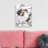 Akseli Gallen-Kallela – 冬の森 キャンバスプリント (インサイチュ (リビング))