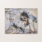 Akseli Gallen-Kallela – 冬の森 ジグソーパズル (横)