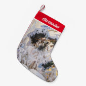 Akseli Gallen-Kallela – 冬の森 スモールクリスマスストッキング (正面 (吊り時))