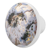 Akseli Gallen-Kallela – 冬の森 セラミックノブ (右)