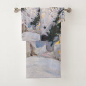 Akseli Gallen-Kallela – 冬の森 バスタオルセット (インサイチュ)