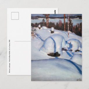 Akseli Gallen-Kallela – 冬の風景#1 ポストカード