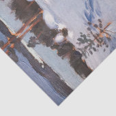 Akseli Gallen-Kallela – 冬の風景#1 薄葉紙 (詳細)