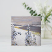 Akseli Gallen-Kallela – 冬の風景#2 サンキューカード (スタンド正面)