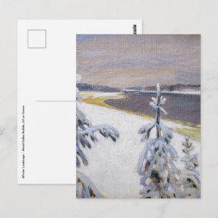 Akseli Gallen-Kallela – 冬の風景#2 ポストカード