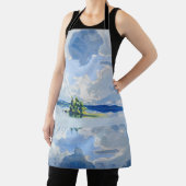 Akseli Gallen-Kallela – 湖の上の雲 エプロン (インサイチュ)