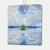 Akseli Gallen-Kallela – 湖の上の雲 セラミックオーナメント (左)