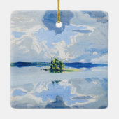 Akseli Gallen-Kallela – 湖の上の雲 セラミックオーナメント (裏面)