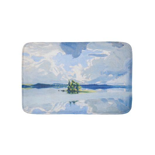 Akseli Gallen-Kallela – 湖の上の雲 バスマット (正面)
