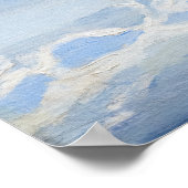 Akseli Gallen-Kallela – 湖の上の雲 ポスター (角)