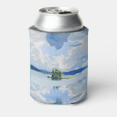 Akseli Gallen-Kallela – 湖の上の雲 缶クーラー (缶裏面)