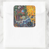 Akseli Gallen-Kallela – 秋のカレラ スクエアシール (バッグ)