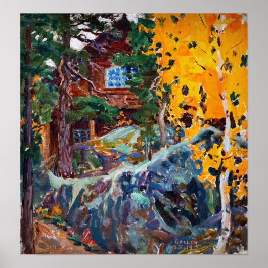 Akseli Gallen-Kallela – 秋のカレラ ポスター (正面)