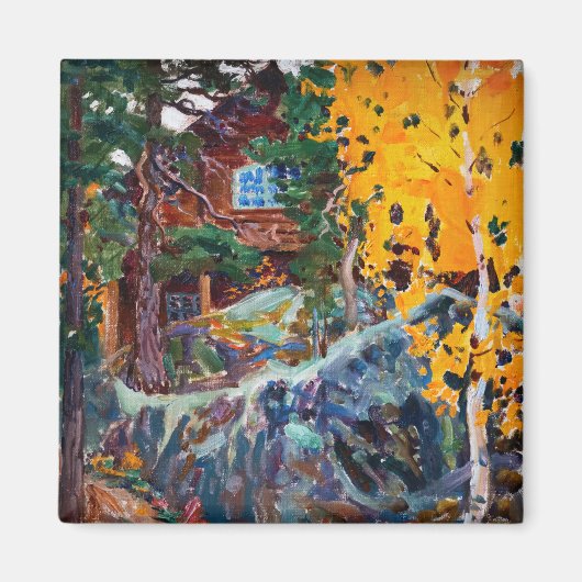 Akseli Gallen-Kallela – 秋のカレラ マグネット (正面)