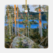 Akseli Gallen-Kallela – 荒野の湖 セラミックオーナメント (裏面)