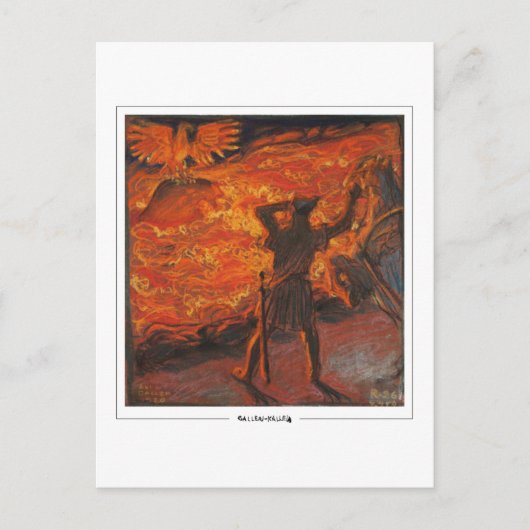 Akseli Gallen-Kallela #202 -ファインアートはがき ポストカード (正面)