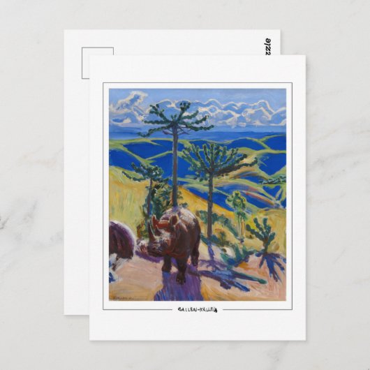 Akseli Gallen-Kallela #9 -ファインアートはがき ポストカード (正面/裏面)