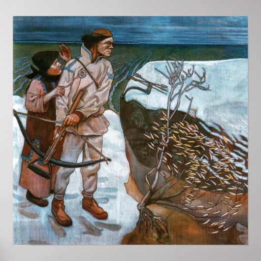 Akseli Gallen-Kallela - Joukahainen's Revenge ポスター (正面)