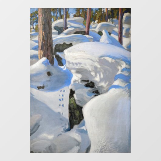 Akseli Gallen-Kallela - Lair of the Lynx ウィンドウサイン (シート)