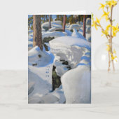 Akseli Gallen-Kallela - Lair of the Lynx カード (黄色い花)