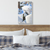 Akseli Gallen-Kallela - Lair of the Lynx キャンバスプリント (インサイチュ (寝室))