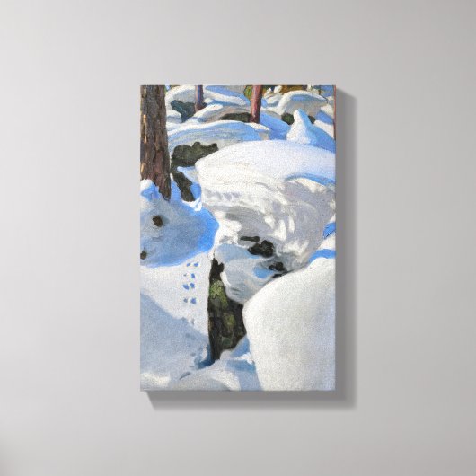 Akseli Gallen-Kallela - Lair of the Lynx キャンバスプリント (正面)