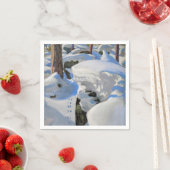 Akseli Gallen-Kallela - Lair of the Lynx スタンダードカクテルナプキン (インサイチュ)