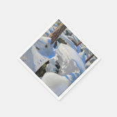 Akseli Gallen-Kallela - Lair of the Lynx スタンダードカクテルナプキン (角)